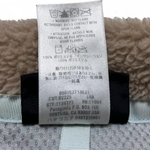 Patagonia Fall ‘07 Retro X Oatmeal Fleece Zip Sweater Jacket Womens Large - Picture 8 of 8